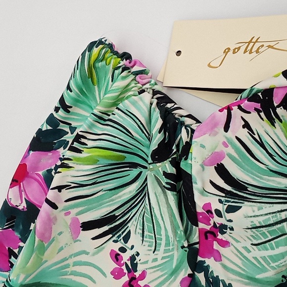 Profile by Gottex Beautiful Day High Waist Skirted Bikini Bottom Multicolor 16 - Picture 3 of 10